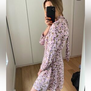 NWOT Zara floral print mini dress